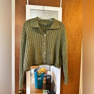 Wild Fable Cropped Sweater Cardigan